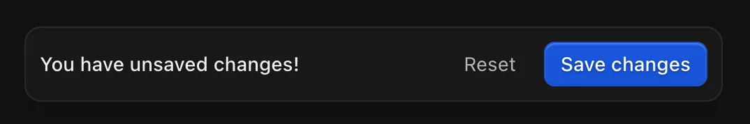 Save Permissions Settings