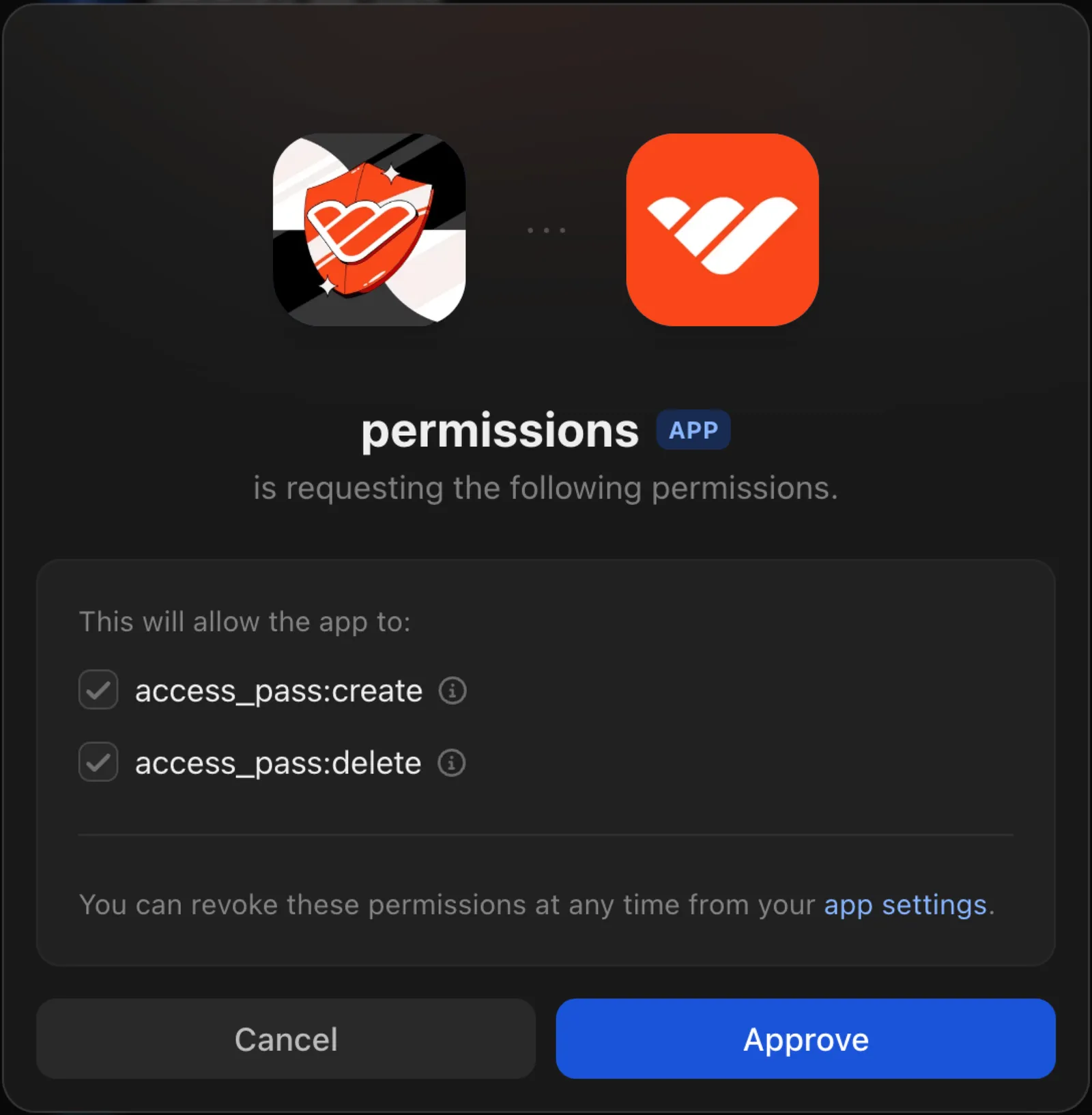 Permissions Prompt