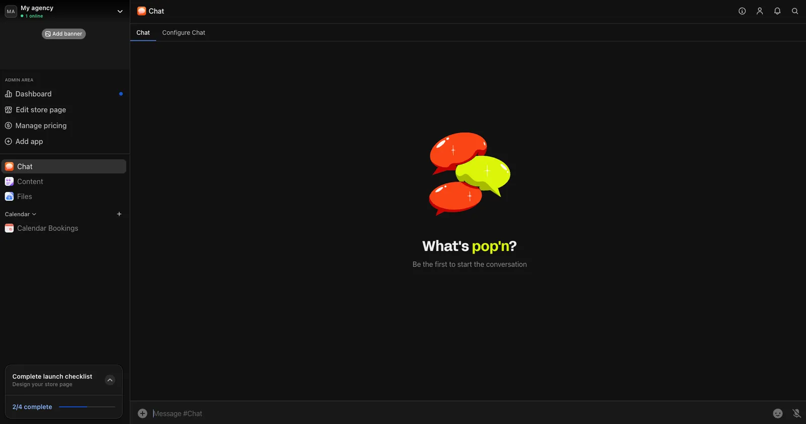 Add Chat app